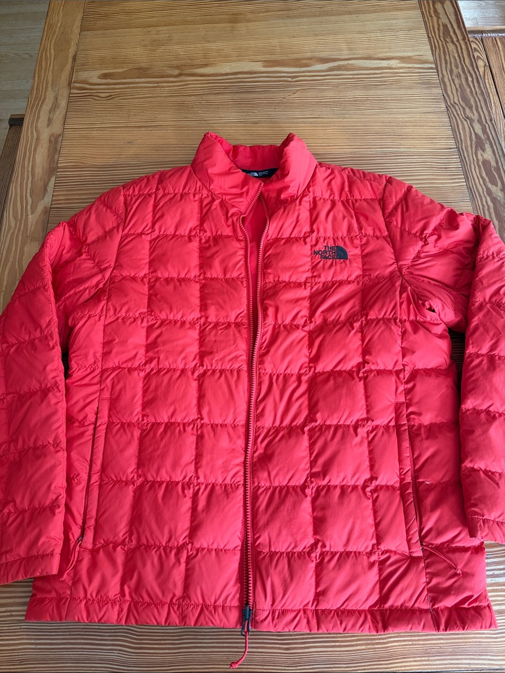 The North Face Men's Bright Red Quilted Insulated Puffer Jacket
